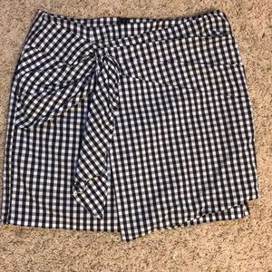 Gianni Bini tie front mini skirt